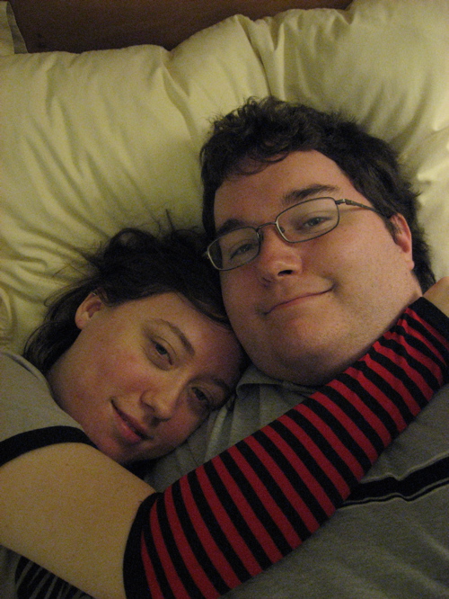 Lovebirds in Bed